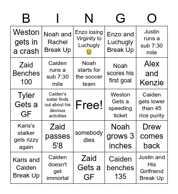 2024 Bingo Card