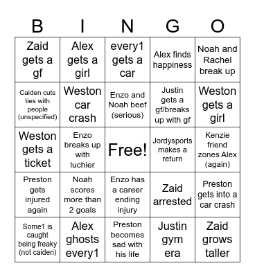 2024 Bingo Card