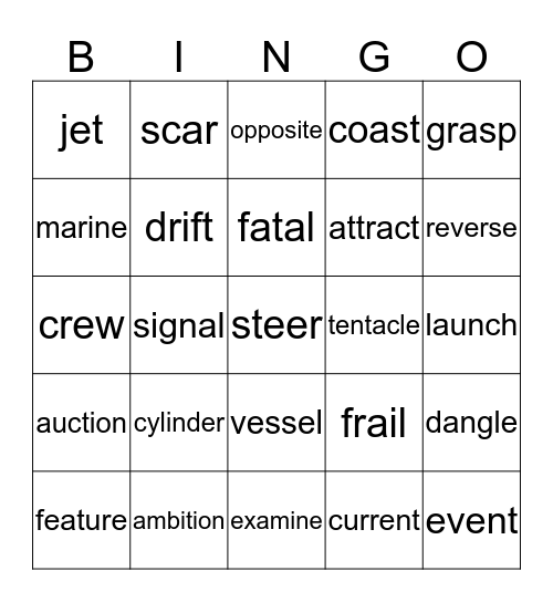 Book 3 Lessons 1-3.5 Bingo Card