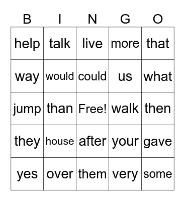 1st Grade Module 3 Lessons 1-3 Bingo Card