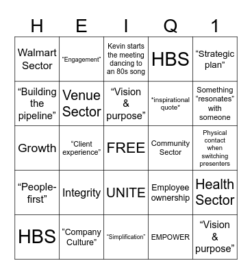 2024 Q1 HEI BINGO Card