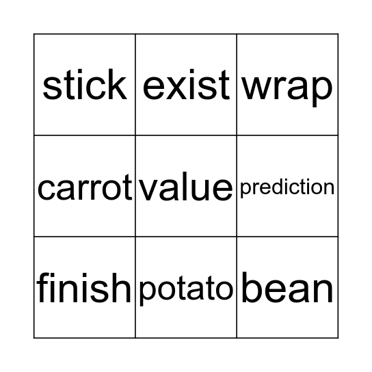 page 65+75 Bingo Card