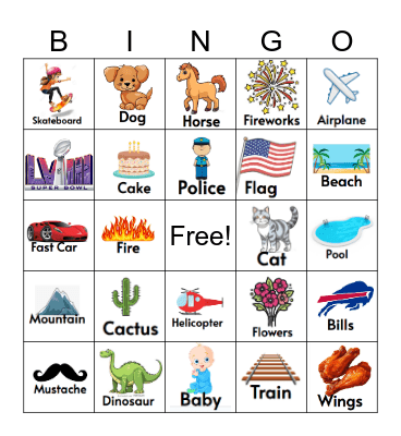 Superbowl 2024 Bingo Card