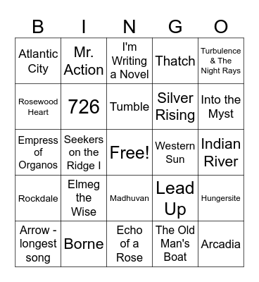 Orebolo Bingo Card