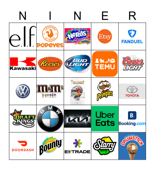 Mr. Irrelevant's Underdog Era Bingo Card