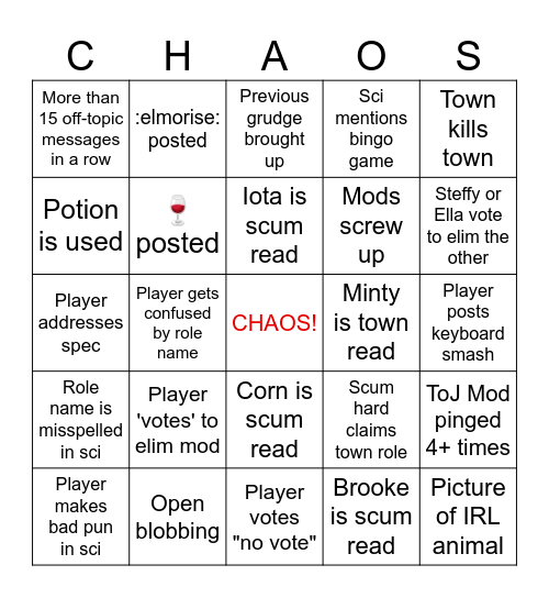 Tradepost of Jeopardy Bingo Card