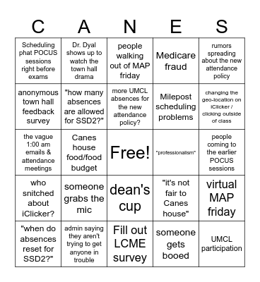 Take a shot every time... Bingo Card