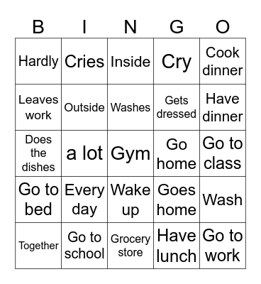 Bingo Cards Bingo Card