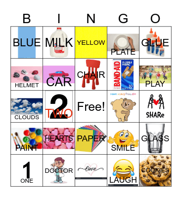 LOVEY THINGS Bingo Card
