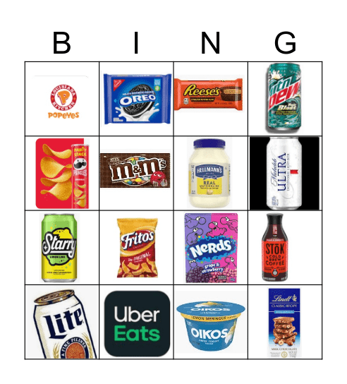 2024 Super Bowl Commercial Bingo Card
