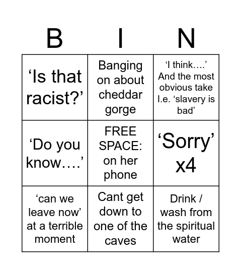 classic tazzy dawg Bingo Card
