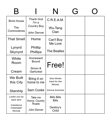 PCPA BINGO! Bingo Card