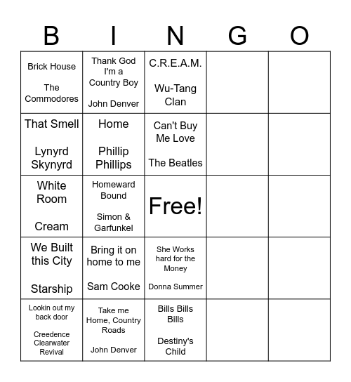 PCPA BINGO! Bingo Card