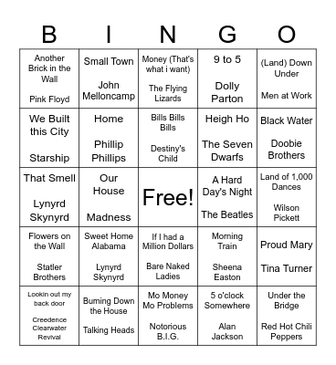 PCPA BINGO! Bingo Card