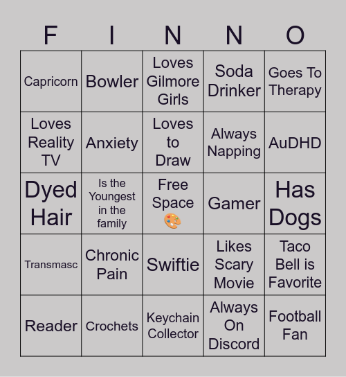 How Alike Are We Bingo Card