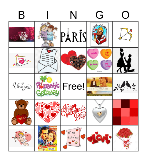 VALENTINES Bingo Card