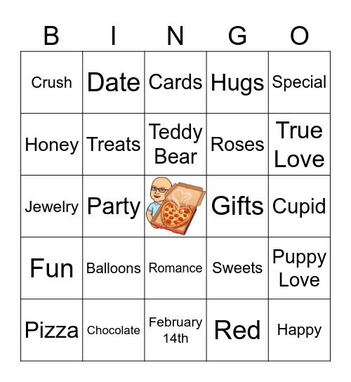 VALENTINE'S DAY FUN Bingo Card