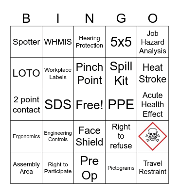 2024 Leadership Summit Safety BINGO Card