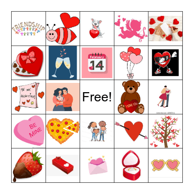 Valentine's Day Bingo! Bingo Card