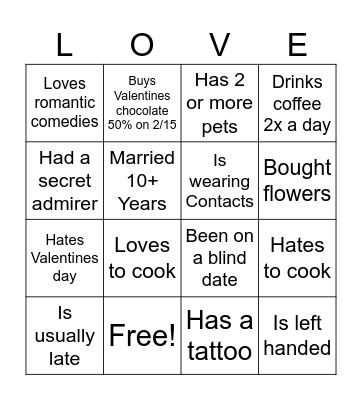 Find the Teammate who... <3 Bingo Card