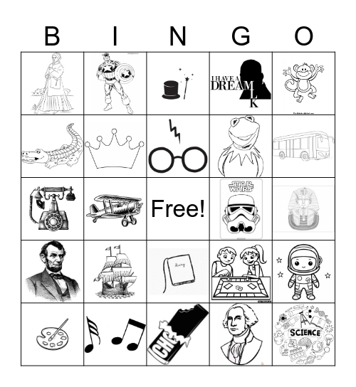 Who Was Bingo Card