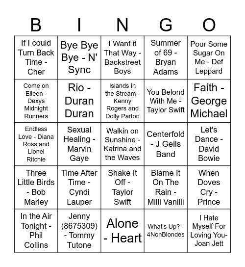 Pat is 60....WHO CARES??? Bingo Card