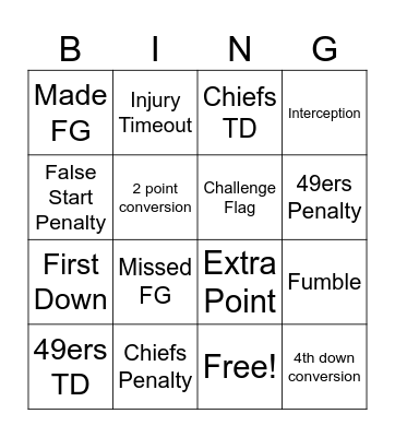 TWEL SB Bingo 2024 Bingo Card