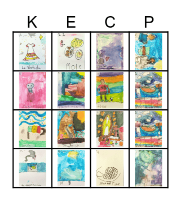 Oregon Loteria! Bingo Card