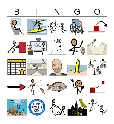 Life Rolls On Bingo Card