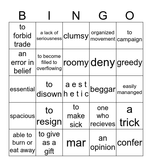 bingo-card