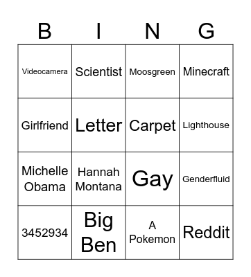 piemaxundröt Bingo Card