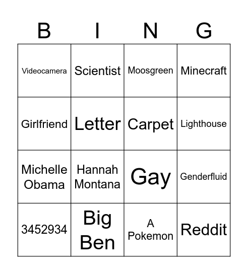 piemaxundröt Bingo Card