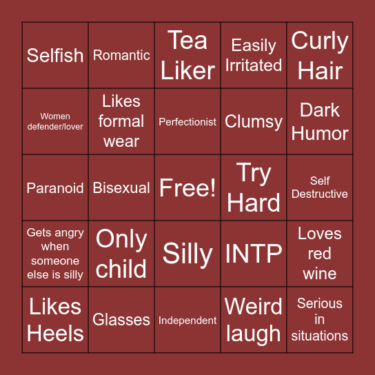 Raih Kin Bing Card Bingo Card