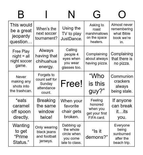 Bingo Card bingo-card