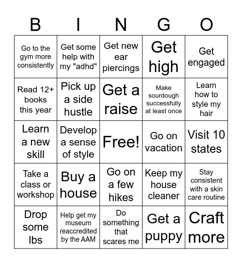 2024 Bingo Card