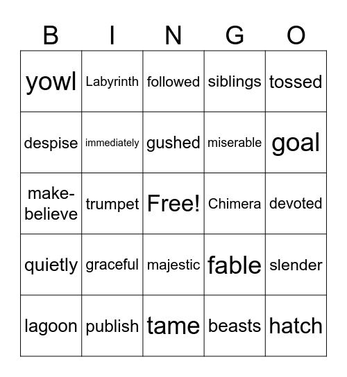 Valentines Bingo Card