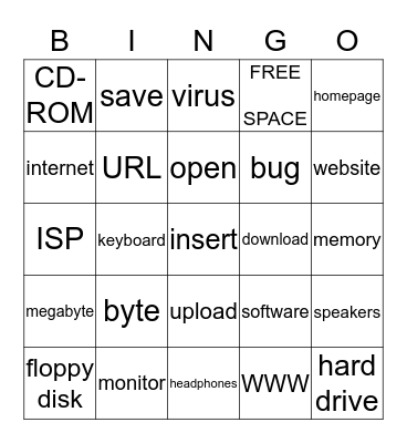 Jacob Tech Bingo Card