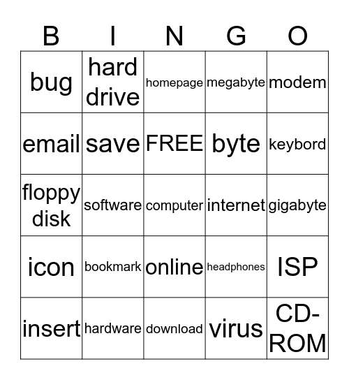 Max Tech Bingo Card