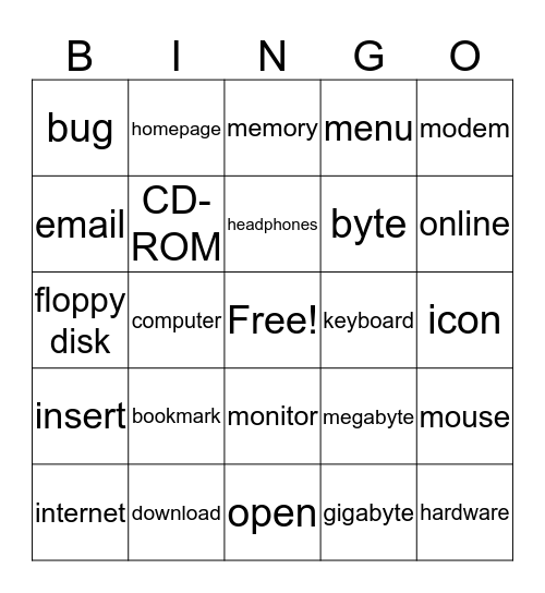 brennan tech bingo Card