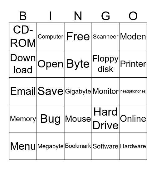 Logan Tech Bingo Card