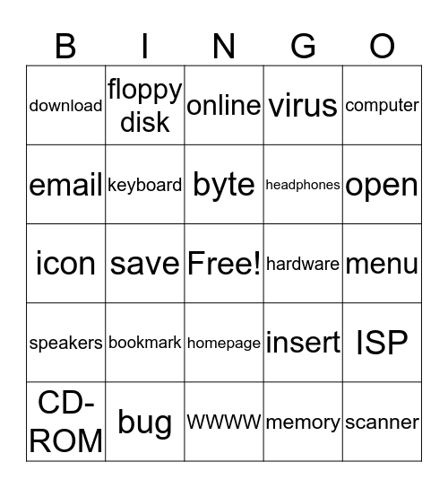 Peyton Tech Bingo Card