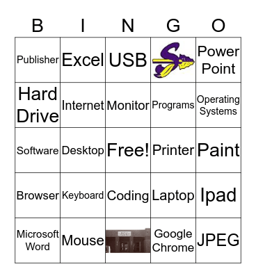 Technology Bingo Card