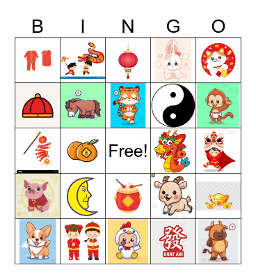 BizCare CNY Bingo Card