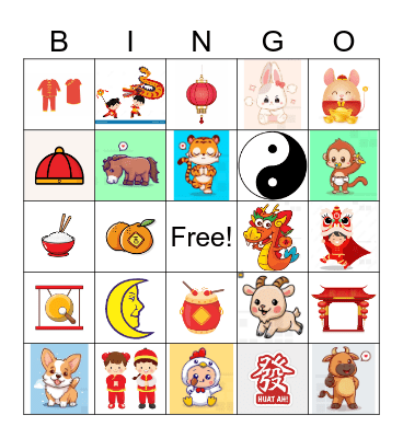BizCare CNY Bingo Card