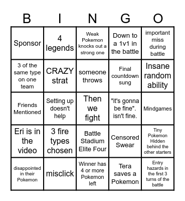 Then we react bingo Card