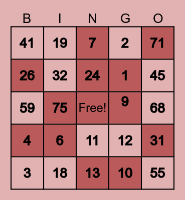 ITABI NIYO! AKO NA! Bingo Card