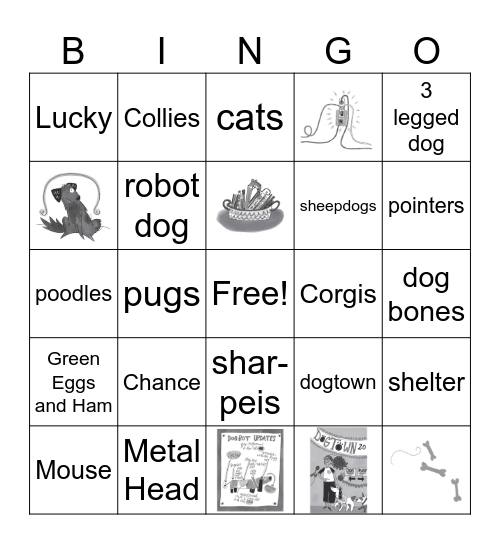 DOGTOWN Bingo Card