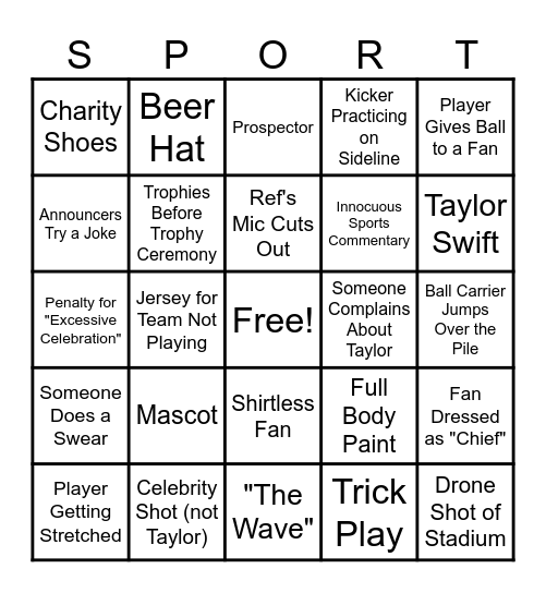 Superb BINGOwl! Bingo Card