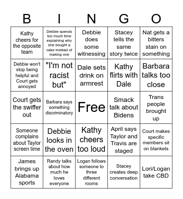 Super Bowl 2024 Bingo Card