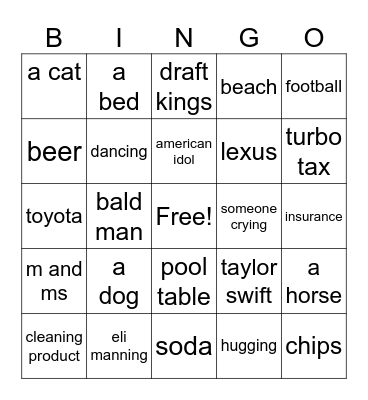 SuperBingo Card